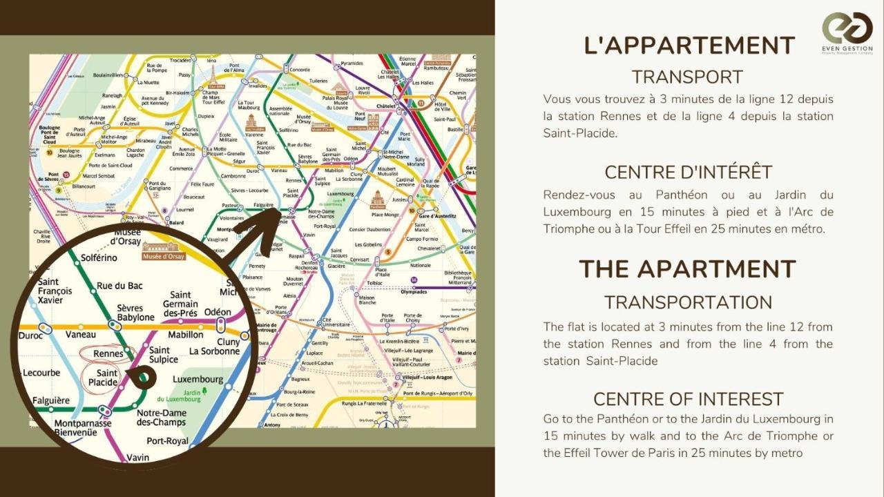 Grand Confort#st Germain-montparnasse#4p Appartement Parijs